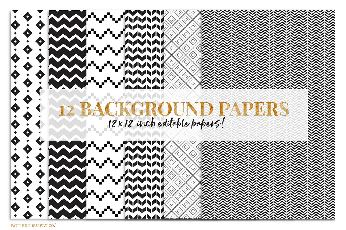 Fancy Geos II Collection - Bundle, a Pattern Graphic by Pattern Supply Co. (Photo 7 of 19)