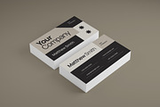 Company Business Card, a Business Card Template by graphicook (Thumbnail 1 of 3)