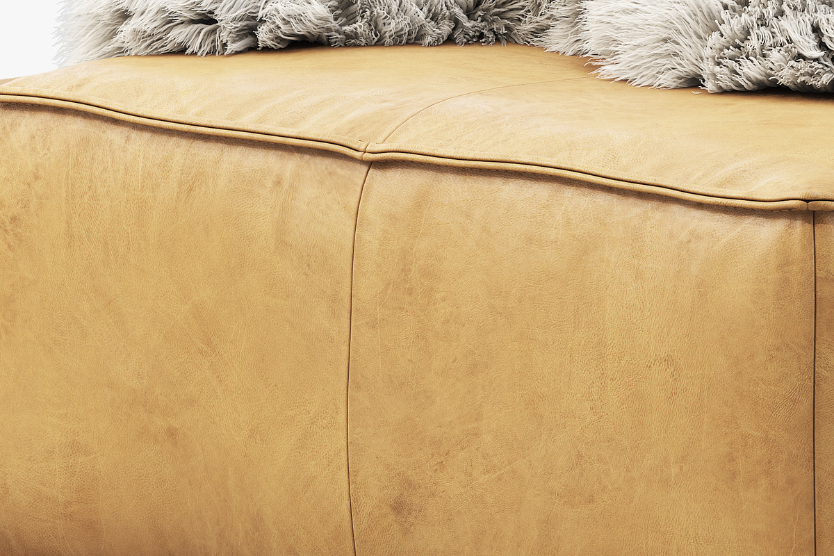 Joybird Lyle Leather Ottoman, a Furniture 3D Model by 3dmitruk (Photo 18 of 30)