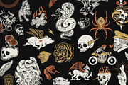 50 Retro Illustrations Bundle, an Object Graphic by Davide Bassu (Thumbnail 5 of 8)