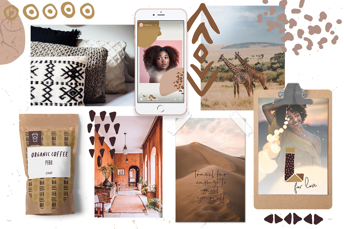 African Vibes alphabet collection, a Graphic by dasha mo (Photo 7 of 8)