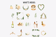 Watercolor Beach Wedding Clipart, a Decorative Illustration by Anca Digital Vibe (Thumbnail 3 of 9)