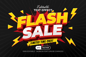 Flash Sale 3D Text Effect