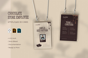 Chocolate Store Employee - ID Card