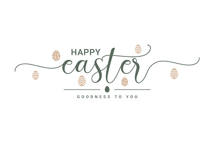 Easter Card With Happy Easter