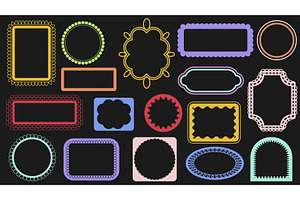 Psychedelic Y2k Photo Frames, an Illustration by alexdndz