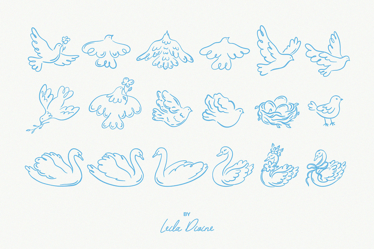 Hand Drawn Whimsy Spring, an Object Graphic by Leila Divine (Photo 14 of 21)