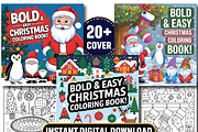 Bold & Easy Christmas Coloring, a Seasonal Illustration by Coco Bloom (Thumbnail 2 of 5)