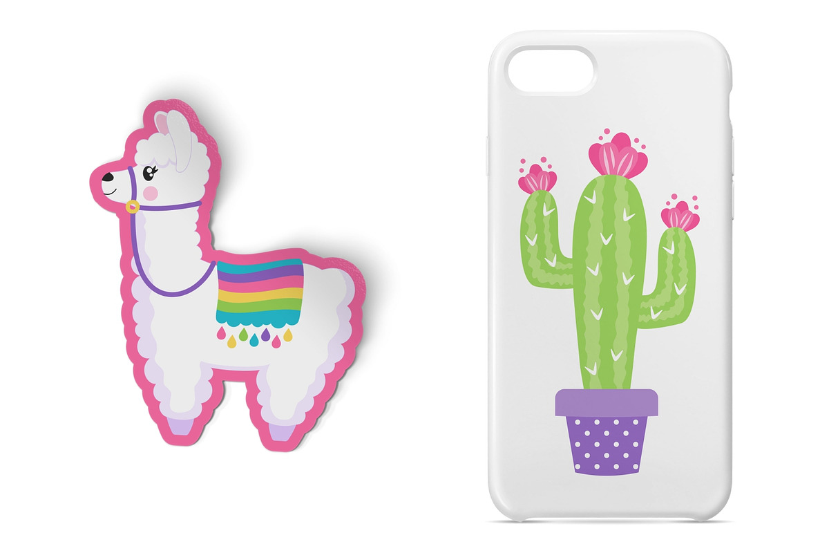 Rainbow Llamas, an Illustration by Huckleberry Hearts (Photo 2 of 3)