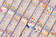Natural Motives || Abstract Set, a Decorative Illustration by nadispasibenko (Thumbnail 7 of 10)