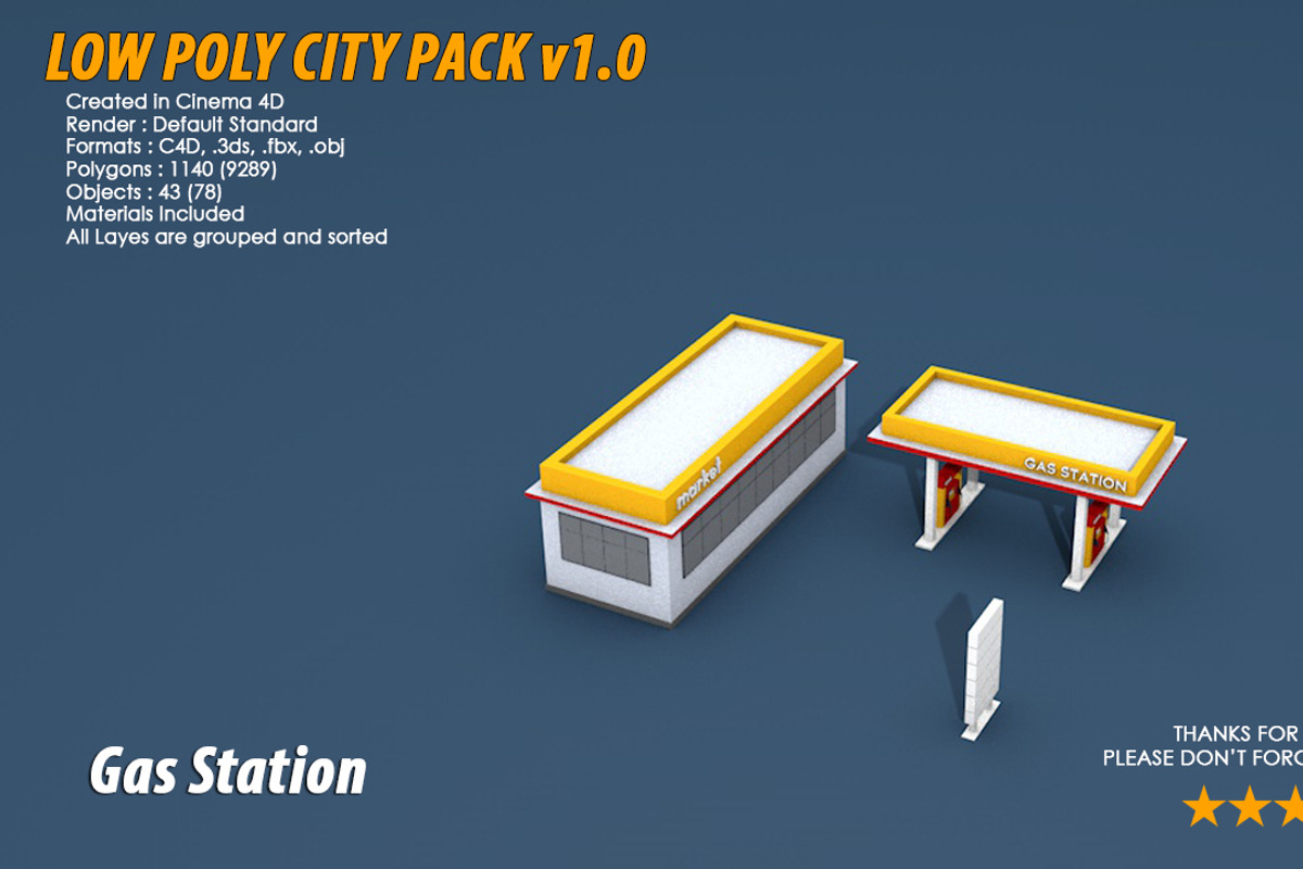 Low Poly City Pack 1, an Architecture 3D Model by multimedia4ds (Photo 25 of 40)
