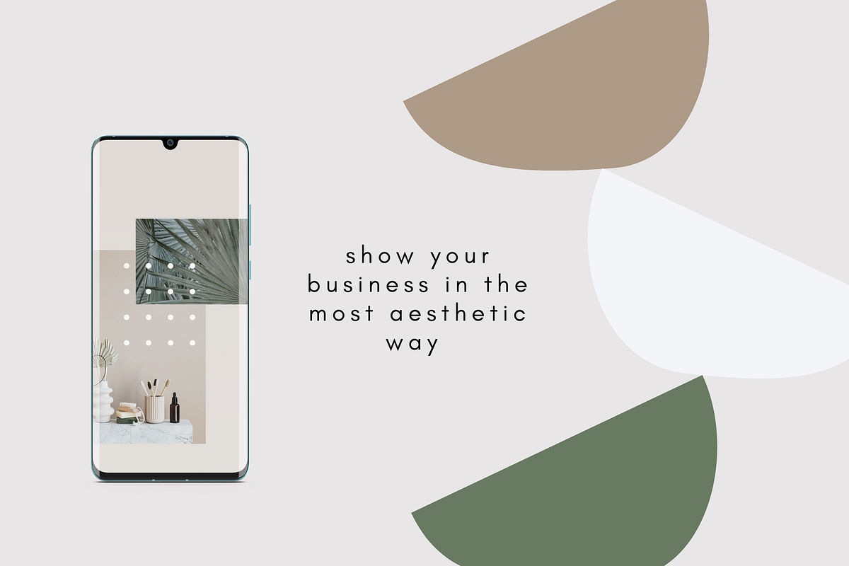 Aesthetic Green - CANVA templates preview 5