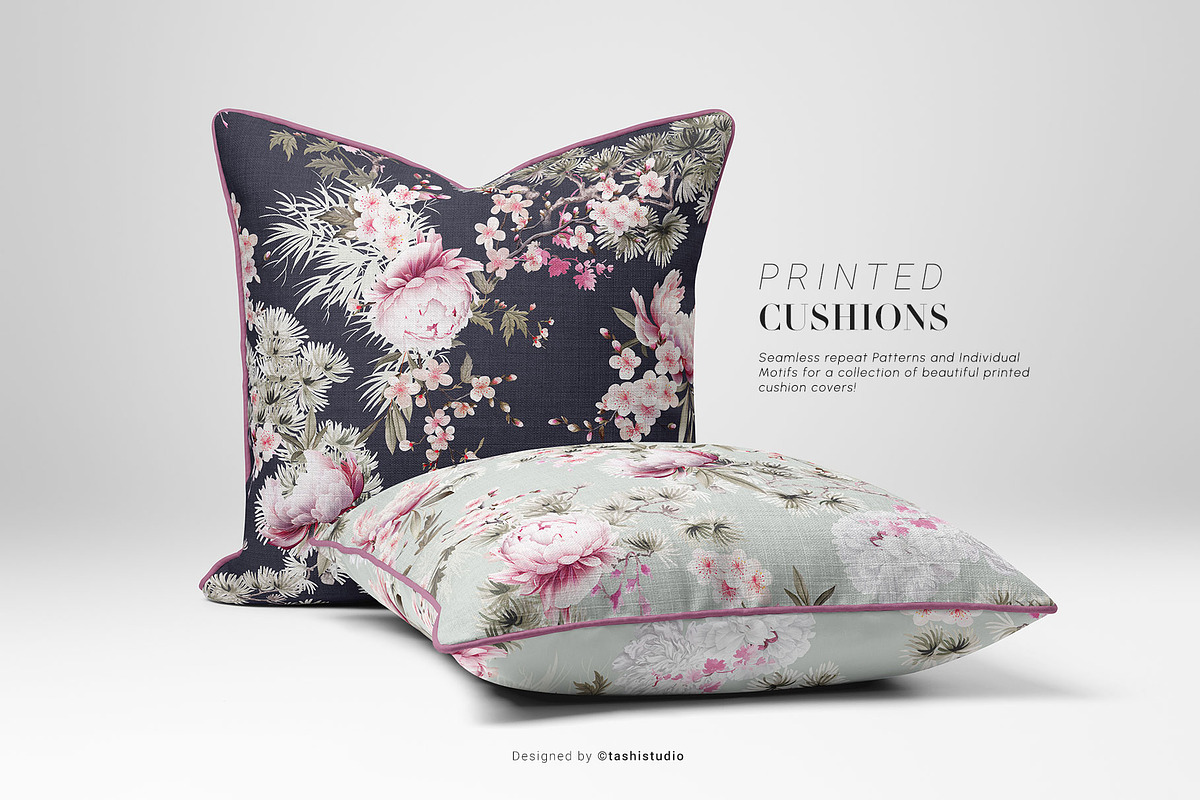 Sakura Whispers, Elegant Luxury!, a Pattern Graphic by TSTUDIO (Photo 10 of 12)