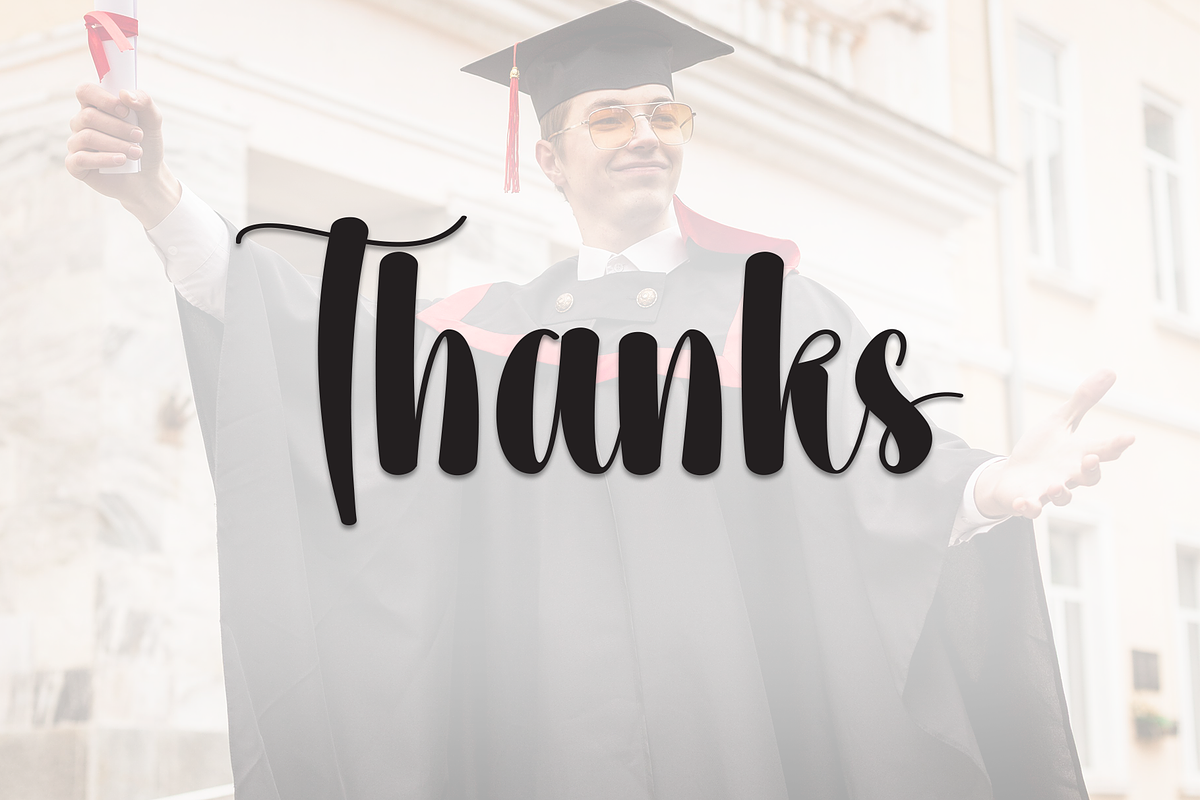 Master University | Script Font, a Handwritten Font by Scratchones (Photo 9 of 9)