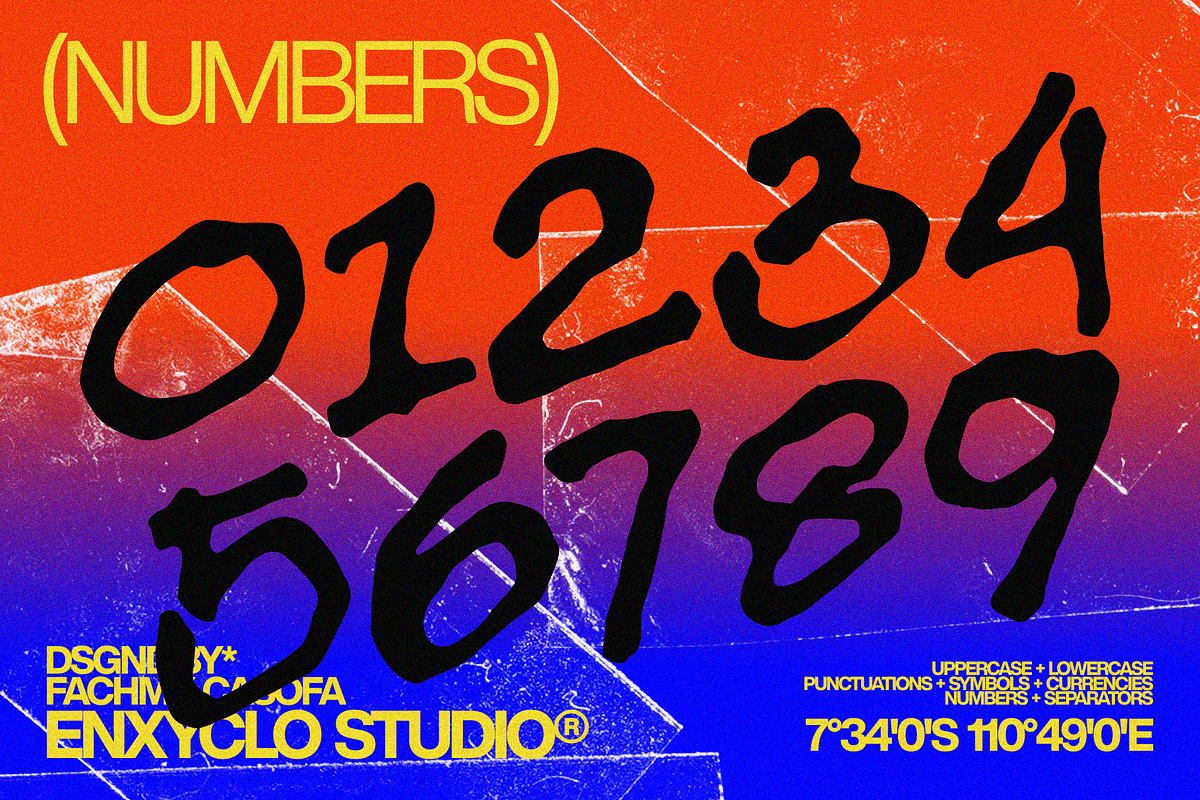 MEGAS — Raw Branding Font, a Handwritten Font by Enxyclo Studio (Photo 11 of 12)