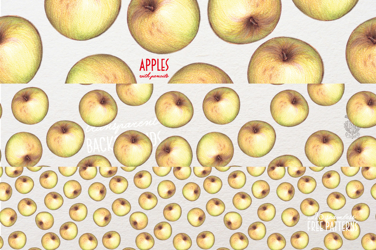 Apples With Colour Pencils + Bonus, a Food Illustration by Andrea Tardivo (Photo 7 of 15)