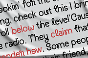 Raizent - Experimental Sans Font, a Sans Serif Font by RagamKata (Thumbnail 7 of 13)