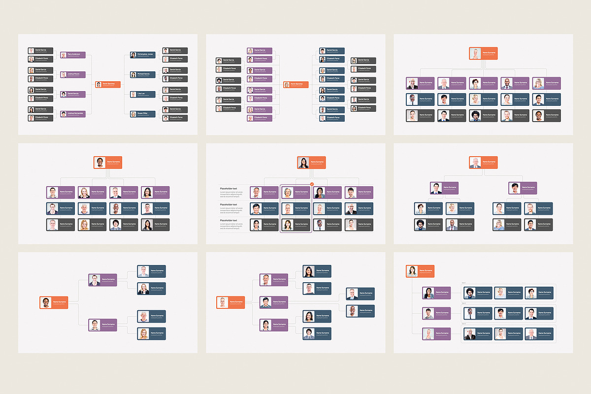 Organizational Chart for PowerPoint, a Presentation Template by HiSlide.io (Photo 3 of 7)