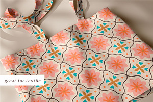 Floral Tiles - Patterns And Tiles