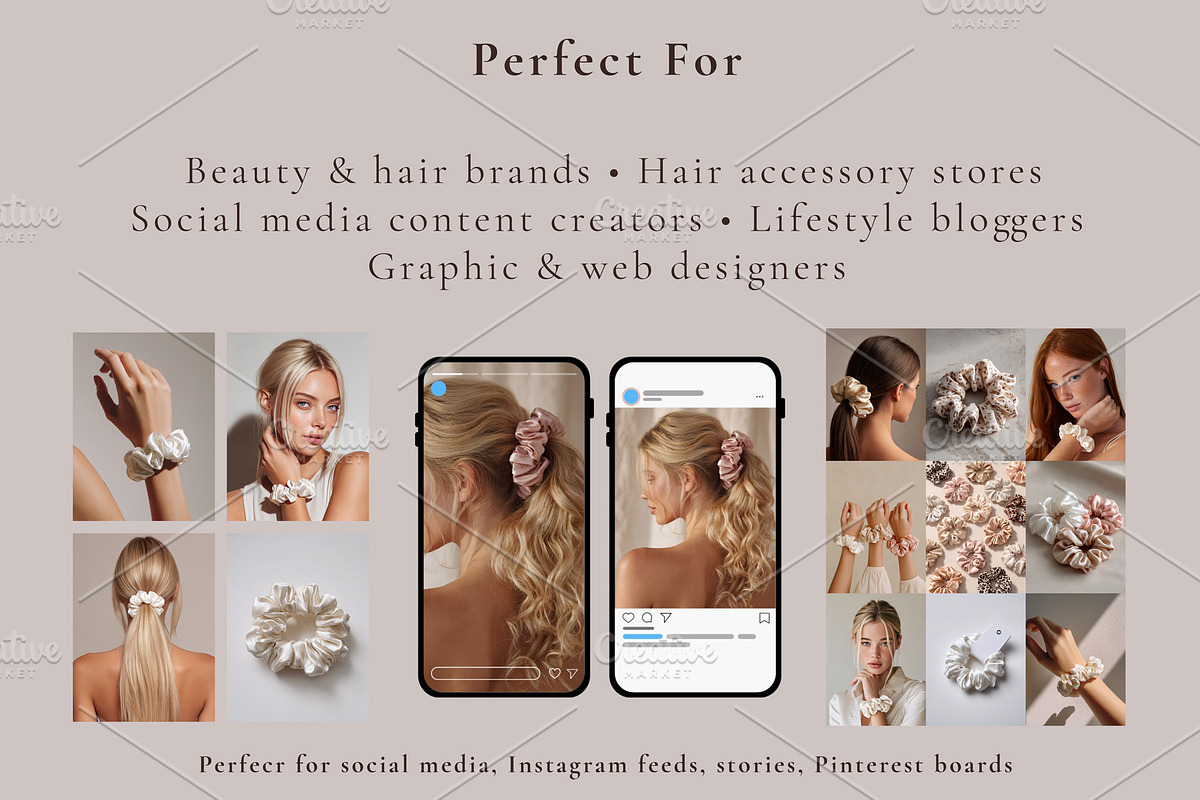 Hair scrunchies bundle 122 images, a Beauty & Fashion Photo by Yulia Furman (Photo 5 of 6)
