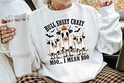 Moo I Mean Boo Halloween Cows Design, a Seasonal Illustration by Creative Art (Thumbnail 3 of 3)