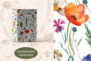 Watercolor Wildflowers Pattern, a Pattern Graphic by TanyaOak (Thumbnail 3 of 7)