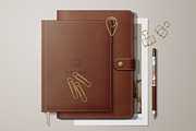Leather Stationery Mockup Bundle, a Pens & Pencil Mockup by Catkie - Digital Art (Thumbnail 11 of 29)