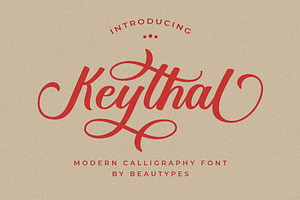 Keythal - a modern script
