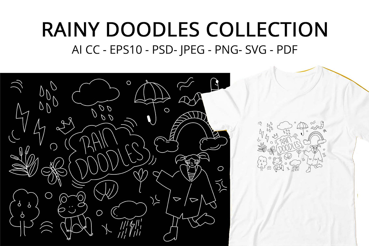 Rainy Doodles collection, a Person Illustration by bungamustia