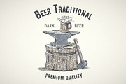 Blacksmith's anvil and beer mug, a Food Illustration by Countryside life (Thumbnail 1 of 6)
