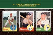 1960's Pro Baseball Card Templates, a Card Template by Chris Weibring (Thumbnail 5 of 11)