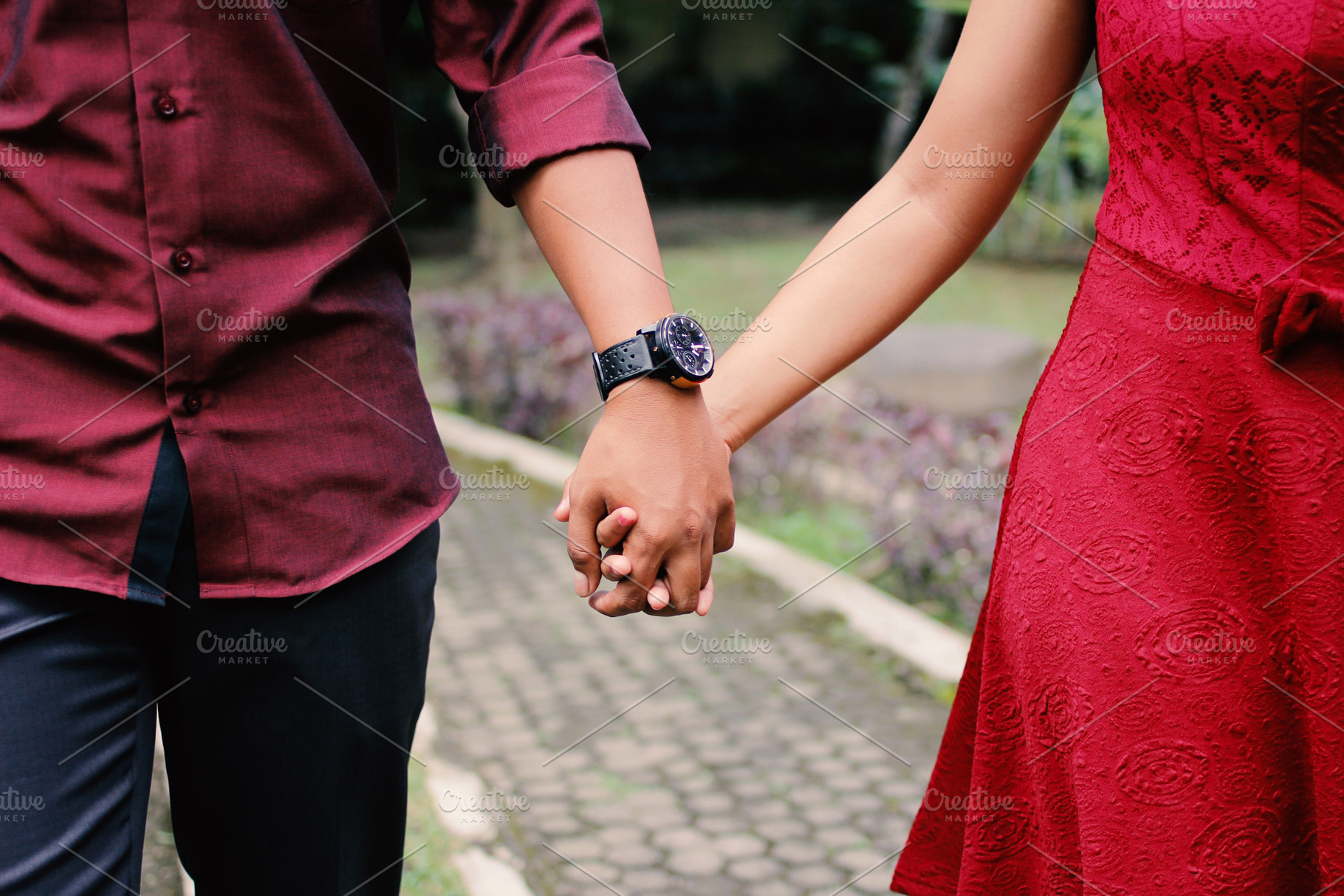Young couple holding hands, a Beauty & Fashion Photo by RoyAax's