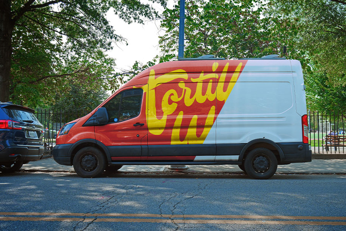 Vehicle Wrap Photoshop Template, an Advertising Mockup by SUH-NY (Photo 9 of 22)