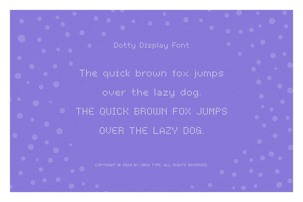 Dotty Pixel Game Font, a Sans Serif Font by alpercakici (Photo 4 of 9)