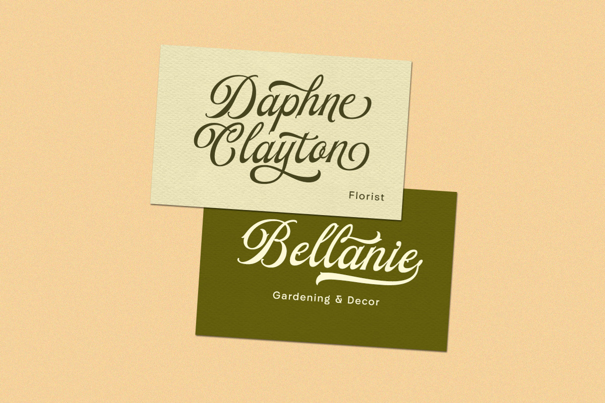 Beauty Reflections - Elegant Script, a Script Font by Letterhend Studio (Photo 4 of 9)