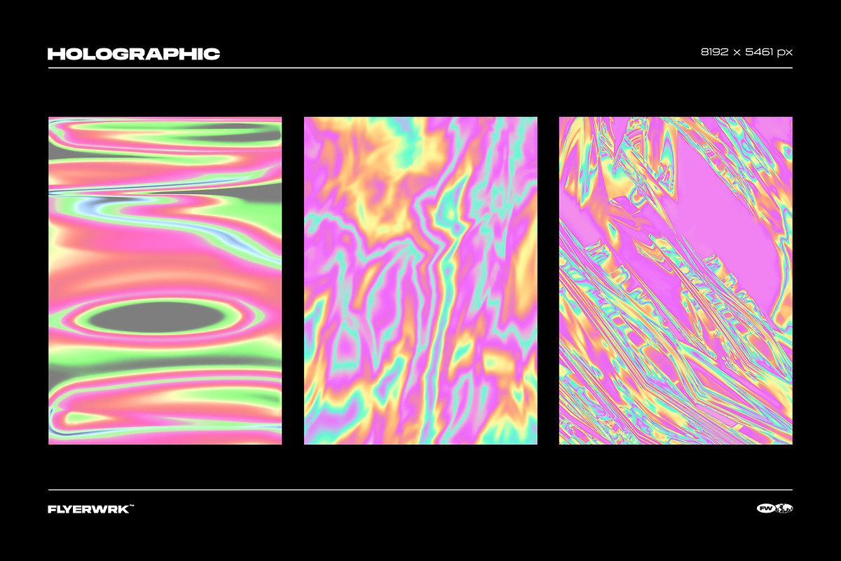 Trippy - 32 Psychedelic Backgrounds, a Texture Graphic by FLYERWRK (Photo 9 of 16)