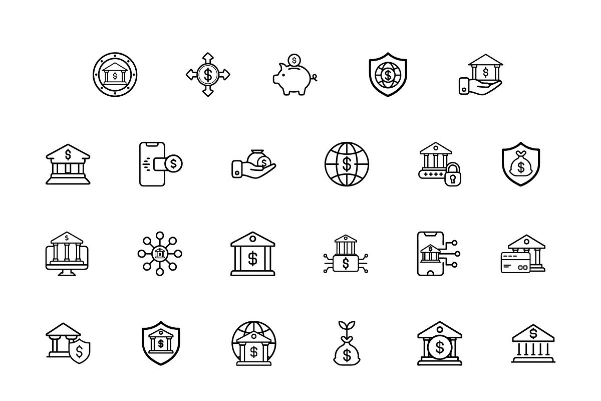 Banking & Finance Lined Set