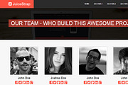 JuiceStrap flat parallax Bootstrap, a Websites & App Template by Bootstraptor (Thumbnail 5 of 5)