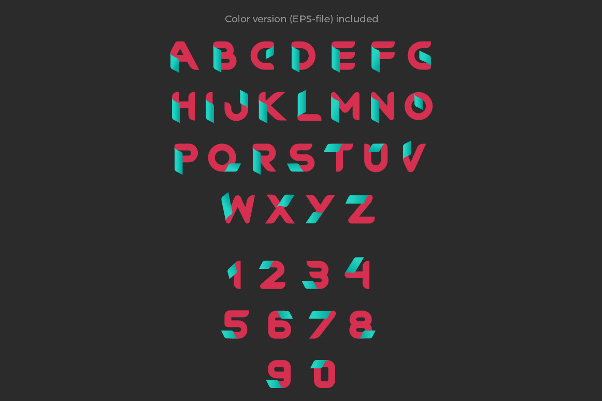 RibOne font preview 4