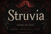 Struvia — Gothic Display Font, a Serif Font by Wow Magic (Thumbnail 1 of 5)