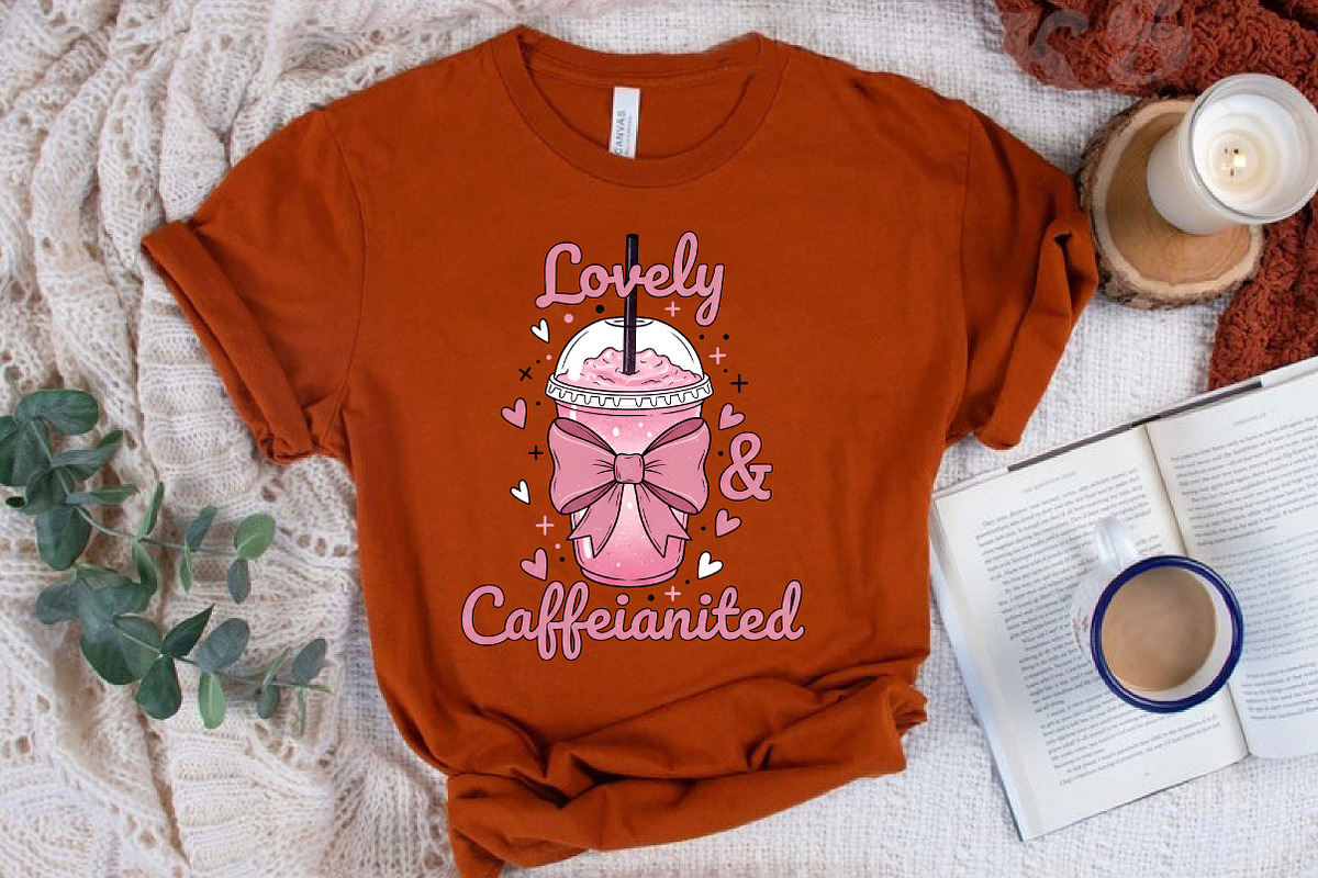 Lovely Caffeinated PNG,Valentines Da, a Graphic by Libby Wishes (Photo 6 of 8)