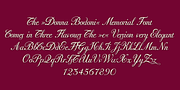 Donna Bondoni, a Script Font by Wiescher-Design (Thumbnail 5 of 5)