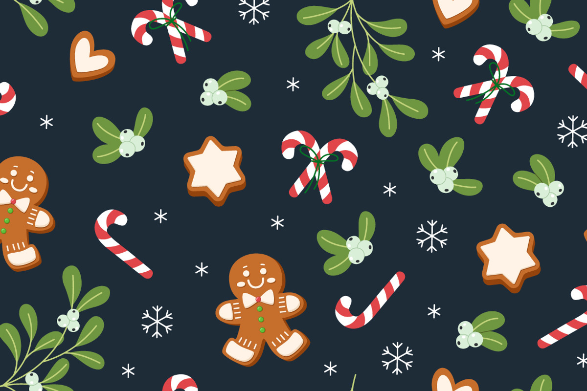 Christmas Seamless Pattern Set, a Background Graphic by Barsuk's Shop (Photo 8 of 12)