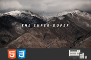 Super-Duper HTML One Page Template, a Landing Page Template by earthquake (Thumbnail 2 of 6)