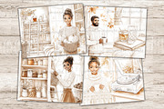 Neutral Autumn Junk Journal Kit, a Person Illustration by GlamArtZhanna (Thumbnail 5 of 10)
