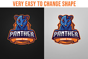 Panther Esports Gaming Mascot Logo, a Branding & Logo Template by FarhanYousaf (Thumbnail 2 of 5)