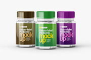 Transparent Pill Bottle Mockup Set, a Cups & Container Mockup by Deeplab (Thumbnail 10 of 10)