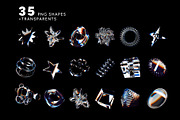 3D Glass| PNG Shape + Transparents, an Object Graphic by Imagine Storm (Thumbnail 4 of 8)