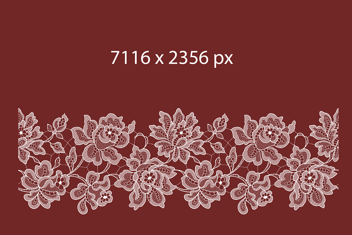 Lace seamless patterns, cliparts., a Pattern Graphic by Ajuga (Photo 8 of 8)