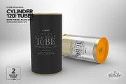 120mm Cylinder Tube Packaging Mockup, a Cups & Container Mockup by INCDesign (Thumbnail 11 of 12)